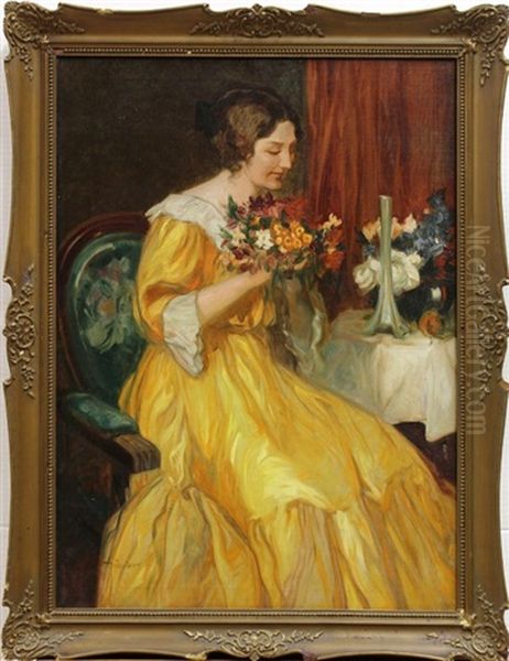 Young Girl In Yellow Dress - view 1