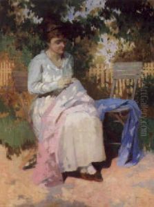 The Love Note by Lajos (Louis) Jambor