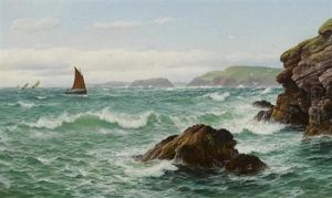 An Easterly Breeze, Caermarthen [sic] Bay, South Wales