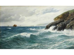 A View Of A Rocky Coastline by David James