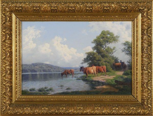 Cattle By The Riverside - view 1