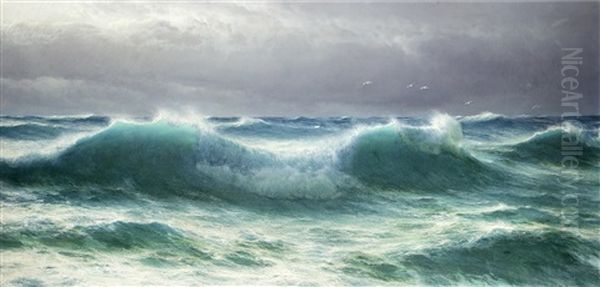 A North Easter Off The Cornish Coast - view 1