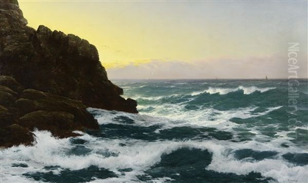 Evening, Cornish Coast - view 1