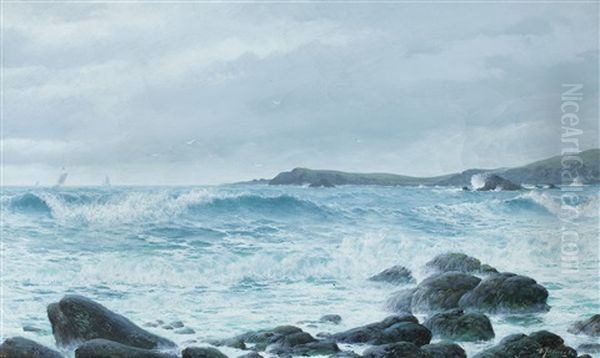 Porthcressa Bay, Scilly; A Ground Swell (2 Works) - view 1