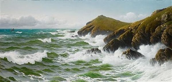 A Gale Rising, West Coast Of Cornwall - view 1