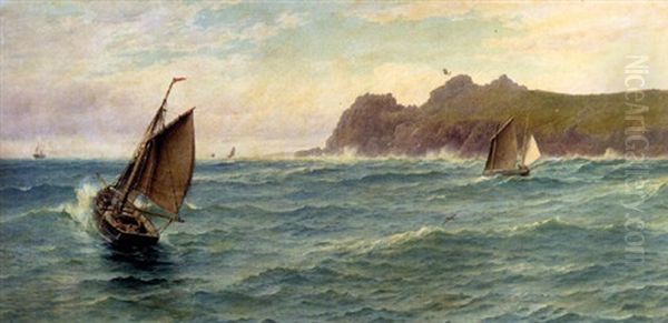 Coastal Scene With Ships - view 1
