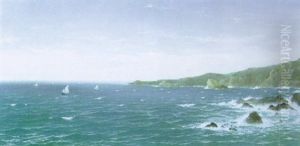 Fishing Fleet Off The Coast by David James