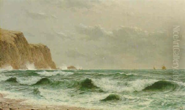 Coastal Scene With Storm Brewing - view 1