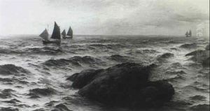 A Rocky Coastal Scene by David James