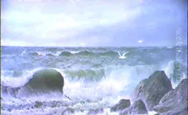 A Cornish Coastal Scene - view 1
