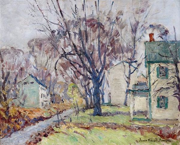 Houses By A Creek - view 1