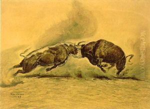 Fighting Bulls by William R. (Will) James