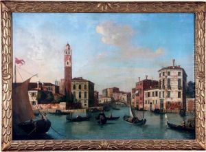 Vue Du Palais Labia Et Du Canal De Canareggio A Venise Vue Du Palais Labia Et Du Canal De Canareggio A Venise