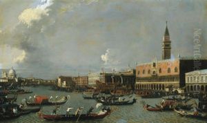 The Bucintoro Returning To The Molo On Ascension Day, Venice by William James