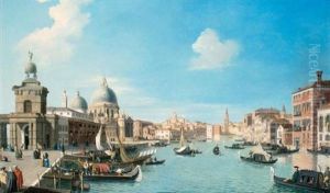 Entrance To The Grand Canal, Venice, Looking West, With The Dogana And The Church Of Santa Maria Della Salute by William James
