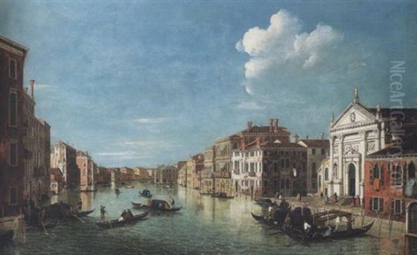 The Grand Canal, Venice, Looking Toward The South-east With Santo Stae And The Fabbriche Nuove - view 1