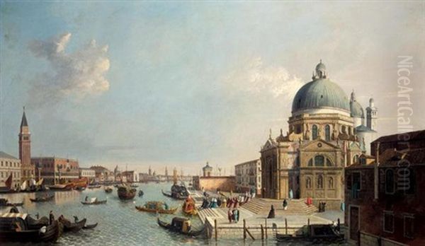 Venice, The Entrance To The Grand Canal Looking East - view 1