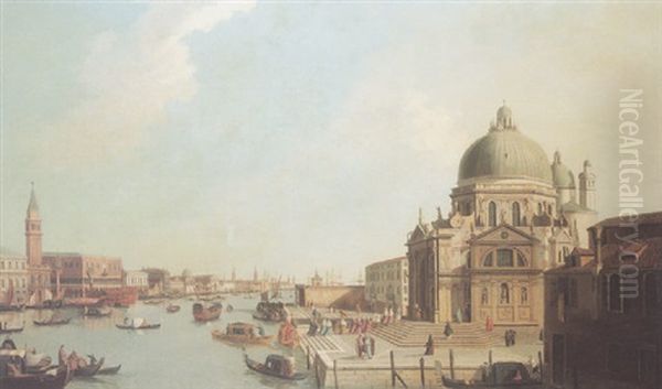View Of Santa Maria Della Salute With The Doges Palace Beyond - view 1