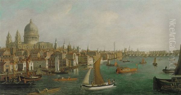 View Of St. Paul's Cathedral From The Thames - view 1