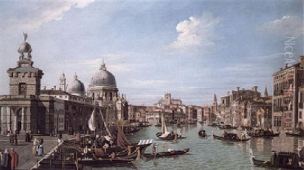 The Entrance To The Grand Canal Venice With The Dogana And Santa Maria Della Salute - view 1