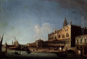 The Molo Looking West With The Ducal Palace And The Piazetta, Venice