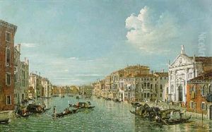 The Grand Canal, Venice, Looking South-east From Saint Stae To The Fabbriche Nuove Di Rialto by William James