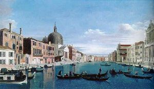 Vue Du Grand Canal A Venise by William James