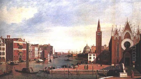 A View Of The Grand Canal, Venice, From Santa Maria Della Carita Looking Towards The Bacino Di San Marco - view 1