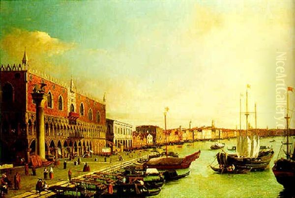 Venice: A View Of The Doge's Palace And The Riva Degli Schiavoni - view 1