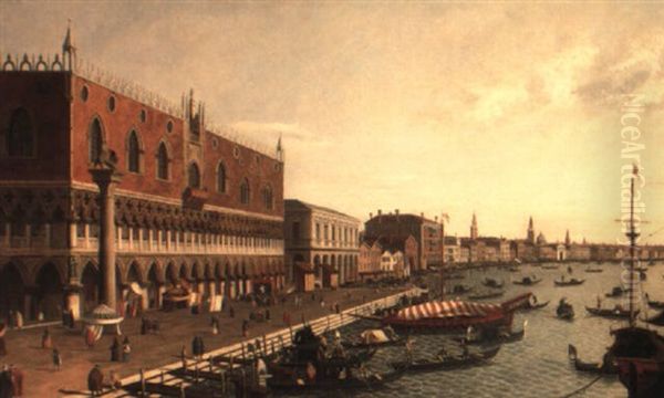 Venice: The Doge's Palace And The Riva Degli Schiavone From The Bacino - view 1
