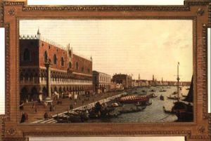 Venice: The Doge's Palace And The Riva Degli Schiavone From The Bacino