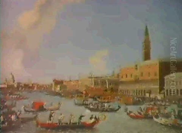 The Bucintoro Returning To The Molo On Ascension Day - view 1