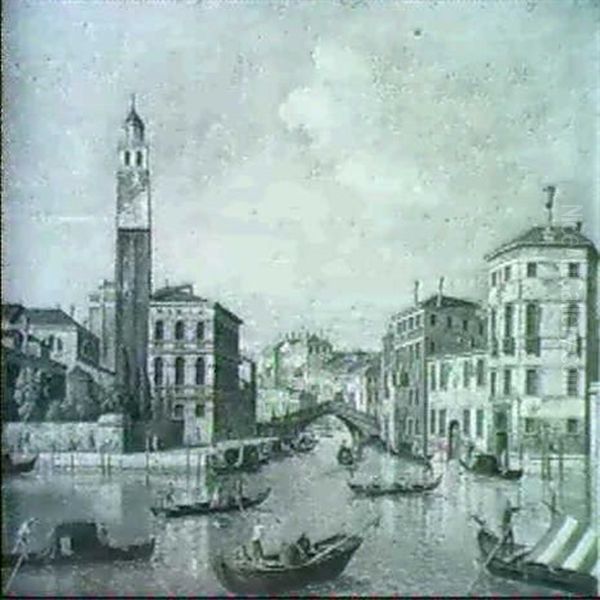 The Grand Canal, Venice; With A View Of St. Jeremia, The Palazzo Labia And The Entrance To The Cannareggio - view 1