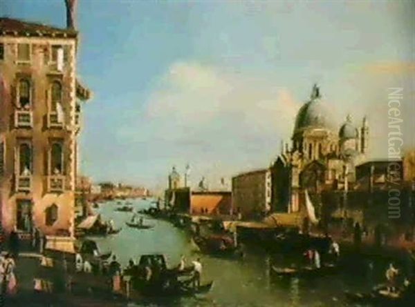Le Grand Canal Avec L'eglise De La                          Salute - view 1