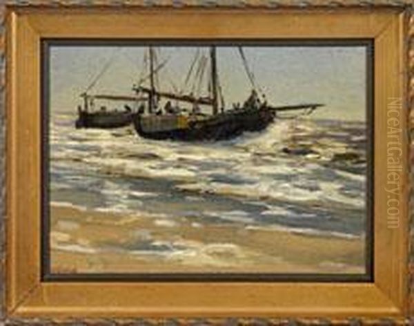 Fischerboote Vor Der Kuste - view 1