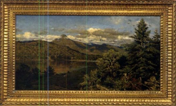 Landscape With Mountain Lake - view 1