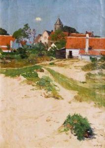 Ortschaft In Den Dunen by Wilhelm Bartsch