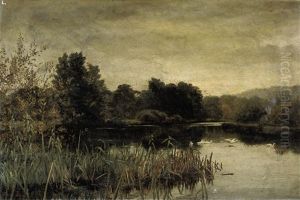 A Tranquil Spot On The River by Middleton Jameson