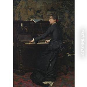At The Piano by Middleton Jameson