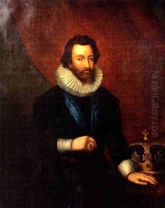 Portrait Of King James I Of England