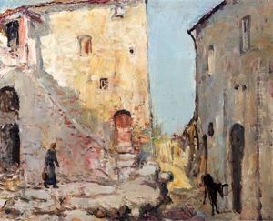 Street Scenes And Church, San Gimignano