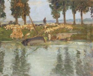 The Shepherd, St. Valery Sur Somme, France by Alexander Jamieson