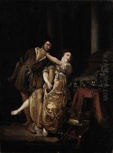 Tarquin And Lucretia by Willem Bartsius