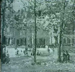 A Corner Of The Tuilleries Gardens And The Rue De Rivole,   Paris by Alexander Jamieson