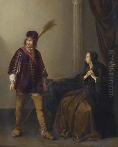 Nobleman And Lady. - view 1