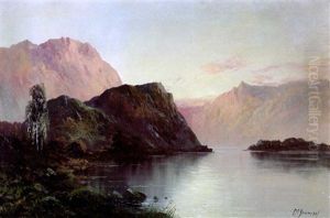 Paisaje De Rio Con Penasco (river Landscape With Crag)