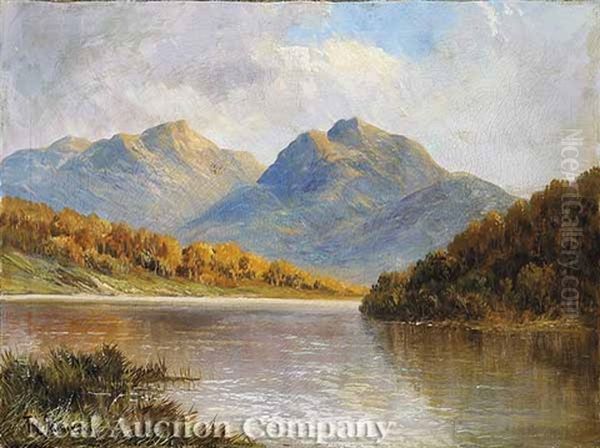 Highland Mountain Landscape In Autumn - view 1