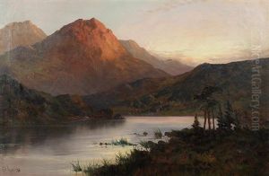 Highlands Lake At Sunset by Frederick E. Jamieson