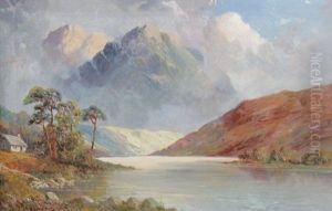 Mountain And Lake Scene