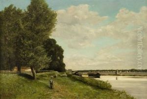 Promenade Au Bord D'une Riviere Promenade Au Bord D'une Riviere
